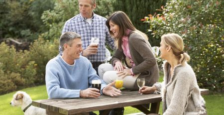 Sitting in a Pub Garden