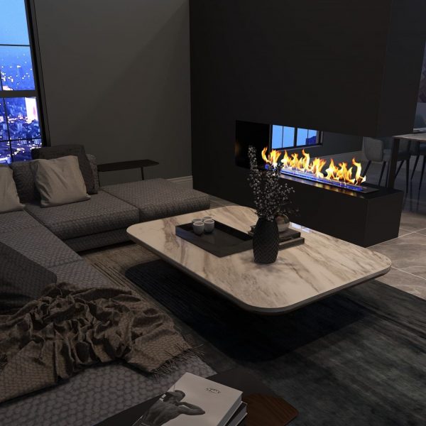 Modern home with Smart Fire bioethanol burner