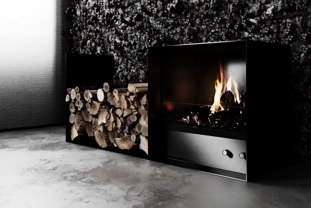 Stunning sleek modern neverdark bioethanol burner