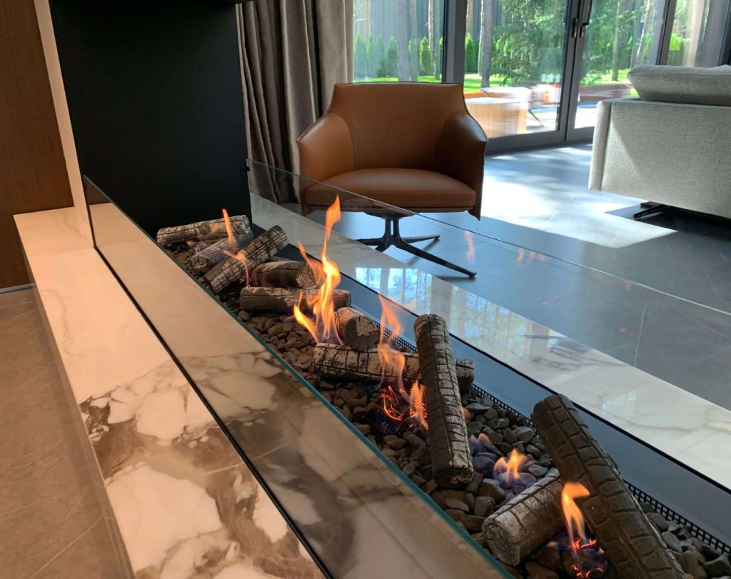 Tabletop bioethanol fireplace